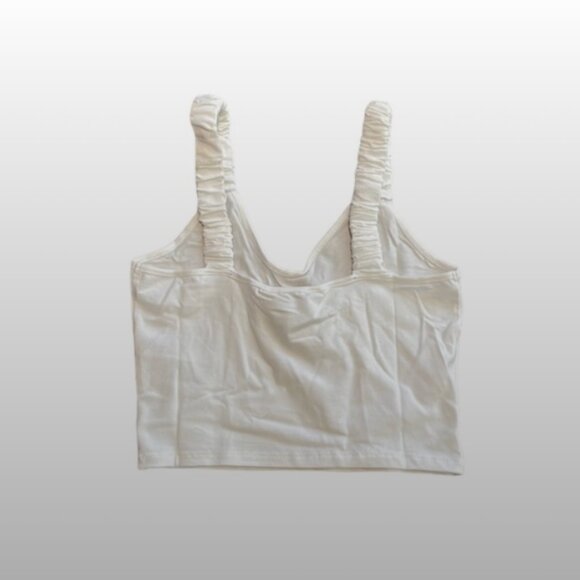 NWT Miss Selfridge Ruched Strap 2 Pair V Neck Crop Tops - Picture 6 of 8